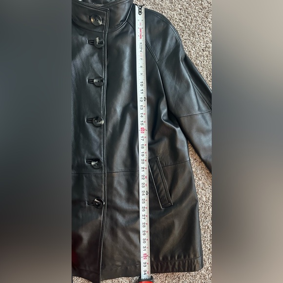 Worthington Lambskin leather jacket, size L, black - Picture 11 of 12